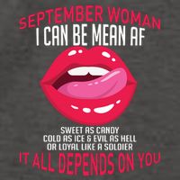 September Woman Depends on You Vector Backpack