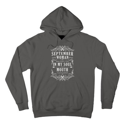 September Woman Funny Birthday Hoodie