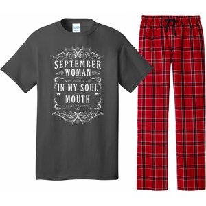 September Woman Funny Birthday Pajama Set