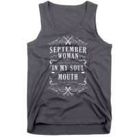 September Woman Funny Birthday Tank Top