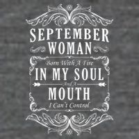 September Woman Funny Birthday Zip Tote Bag