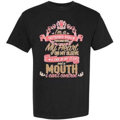 September Woman Heart and Soul Garment-Dyed Heavyweight T-Shirt
