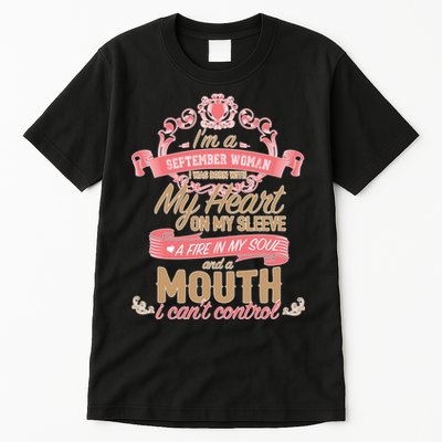 September Woman Heart and Soul Tall T-Shirt