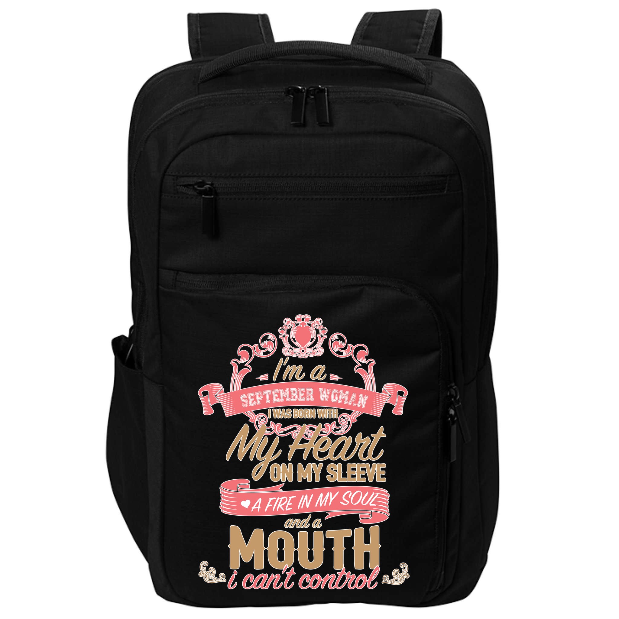 September Woman Heart and Soul Impact Tech Backpack