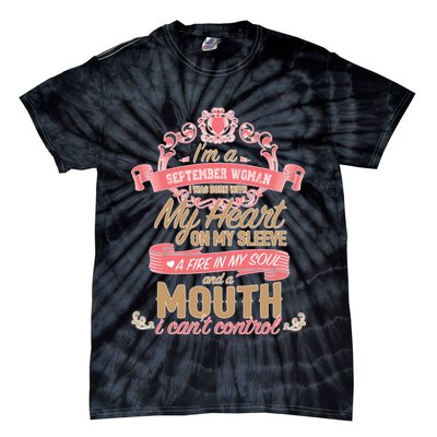 September Woman Heart and Soul Tie-Dye T-Shirt