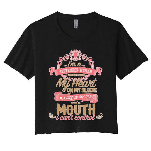 September Woman Heart and Soul Crop Top
