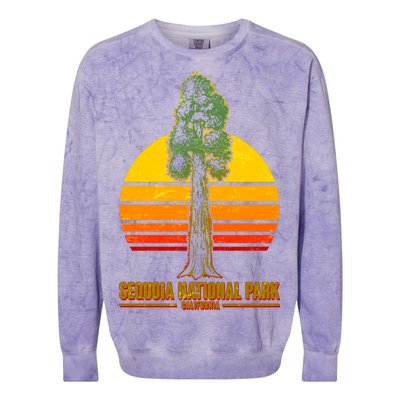 Sequoia National Park California Colorblast Crewneck Sweatshirt