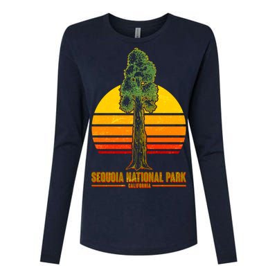 Sequoia National Park California Womens Cotton Relaxed Long Sleeve T-Shirt