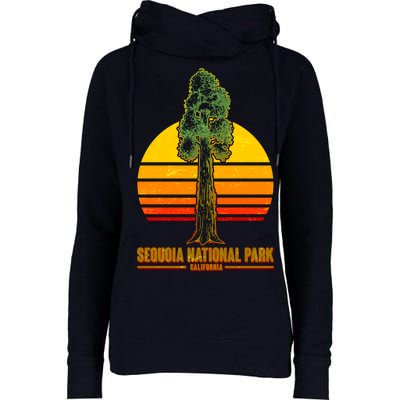 Sequoia National Park California Womens Funnel Neck Pullover Hood