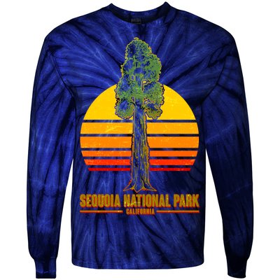 Sequoia National Park California Tie-Dye Long Sleeve Shirt