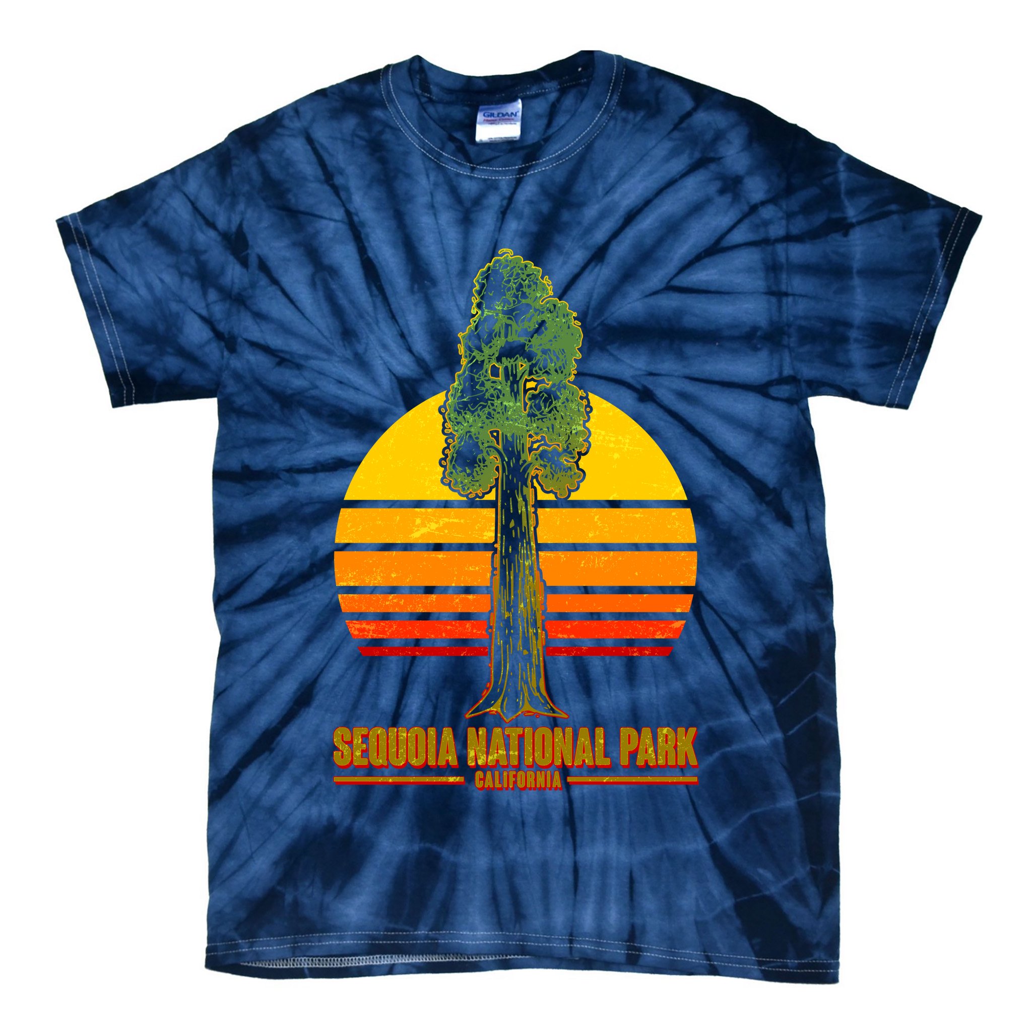 Sequoia National Park California Tie-Dye T-Shirt