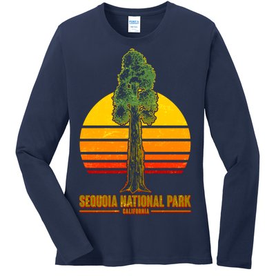 Sequoia National Park California Ladies Long Sleeve Shirt