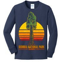 Sequoia National Park California Kids Long Sleeve Shirt