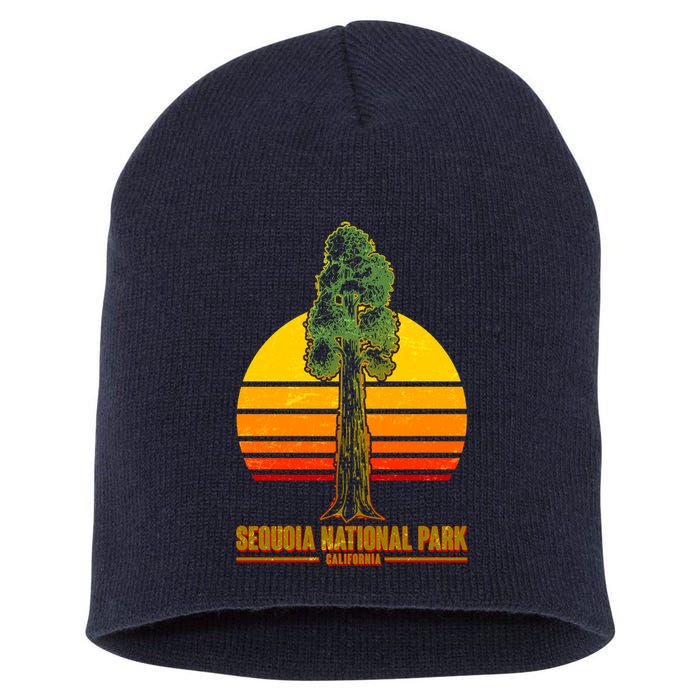 Sequoia National Park California Short Acrylic Beanie