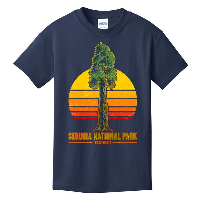 Sequoia National Park California Kids T-Shirt