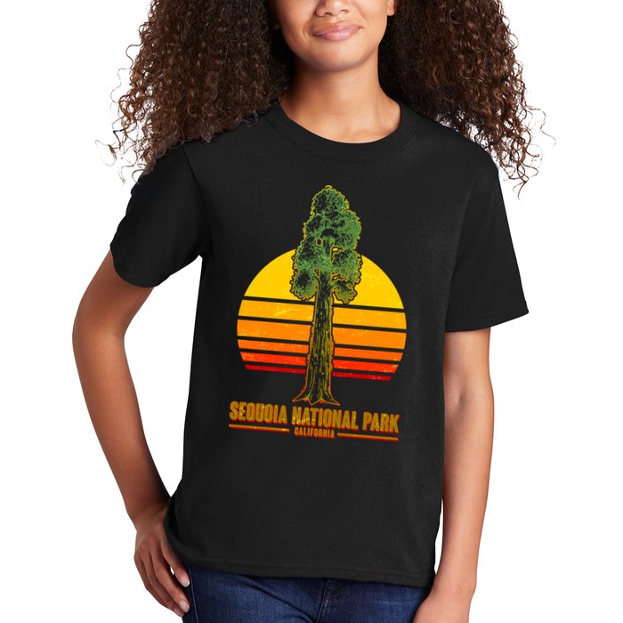 Sequoia National Park California Kids T-Shirt