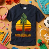 Sequoia National Park California Kids T-Shirt