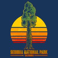 Sequoia National Park California Kids T-Shirt