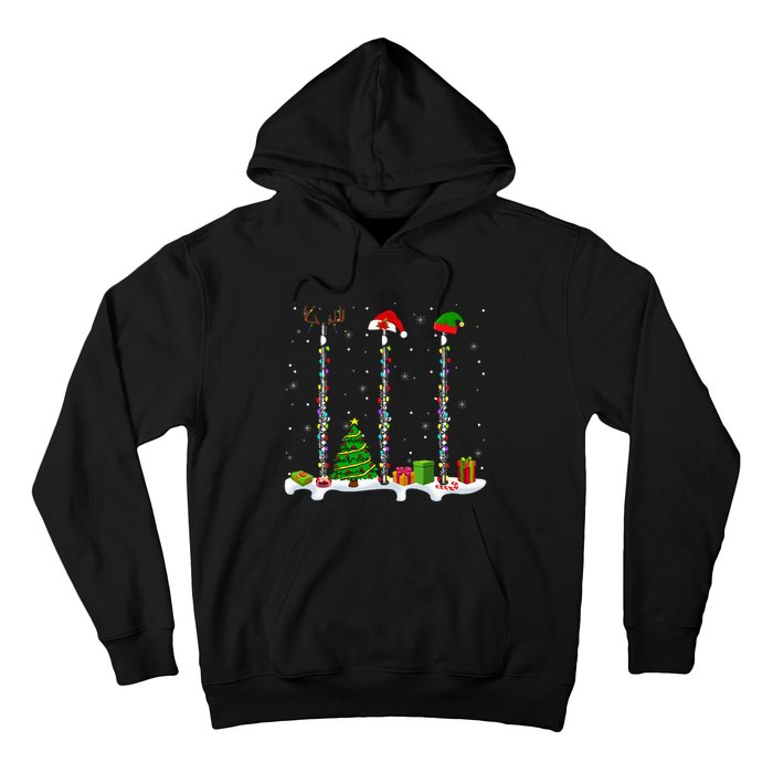 Santa Elf Reindeer Flute Christmas Light Musical Instrument Hoodie