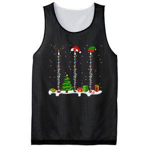 Santa Elf Reindeer Flute Christmas Light Musical Instrument Mesh Reversible Basketball Jersey Tank