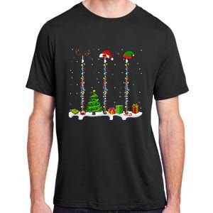 Santa Elf Reindeer Flute Christmas Light Musical Instrument Adult ChromaSoft Performance T-Shirt