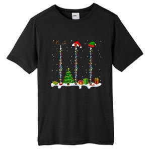 Santa Elf Reindeer Flute Christmas Light Musical Instrument Tall Fusion ChromaSoft Performance T-Shirt