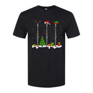 Santa Elf Reindeer Flute Christmas Light Musical Instrument Softstyle CVC T-Shirt