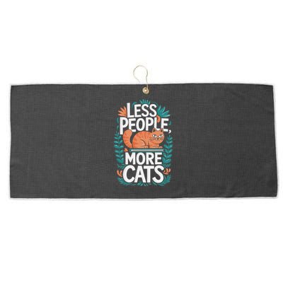 School Education Reading Teacher Knowledge Power Cat Book Large Microfiber Waffle Golf Towel
