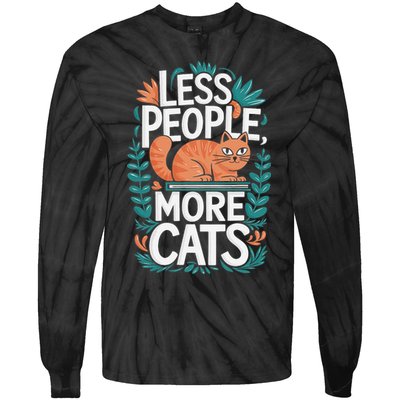 School Education Reading Teacher Knowledge Power Cat Book Tie-Dye Long Sleeve Shirt