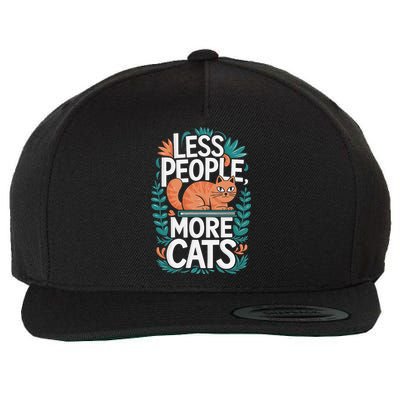 School Education Reading Teacher Knowledge Power Cat Book Wool Snapback Cap