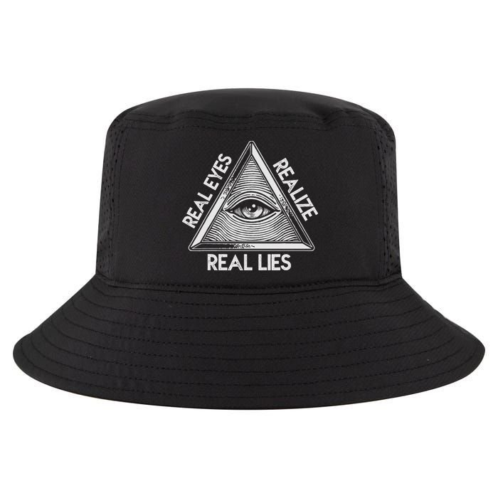Seeing Eye Realize Real Lies Cool Comfort Performance Bucket Hat