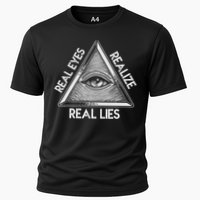 Seeing Eye Realize Real Lies Cooling Performance Crew T-Shirt