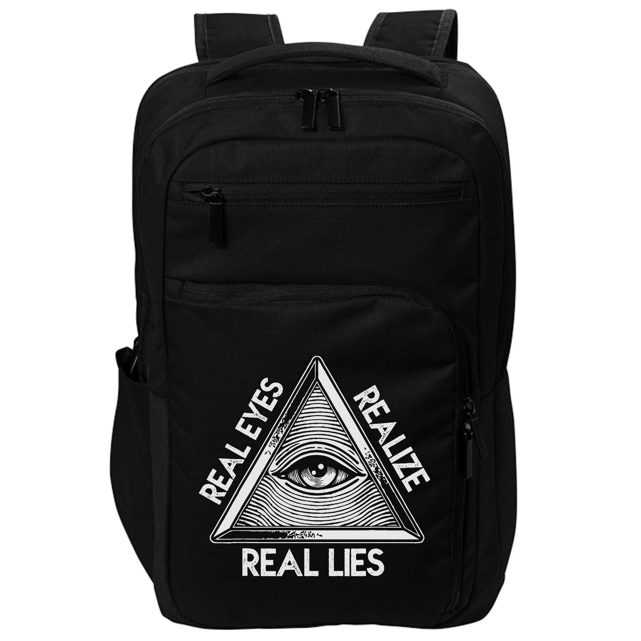 Seeing Eye Realize Real Lies Impact Tech Backpack