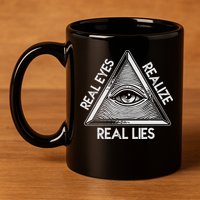 Seeing Eye Realize Real Lies 11oz C Handle Ceramic Mug