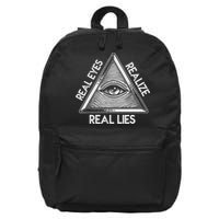 Seeing Eye Realize Real Lies 16 in Basic Backpack