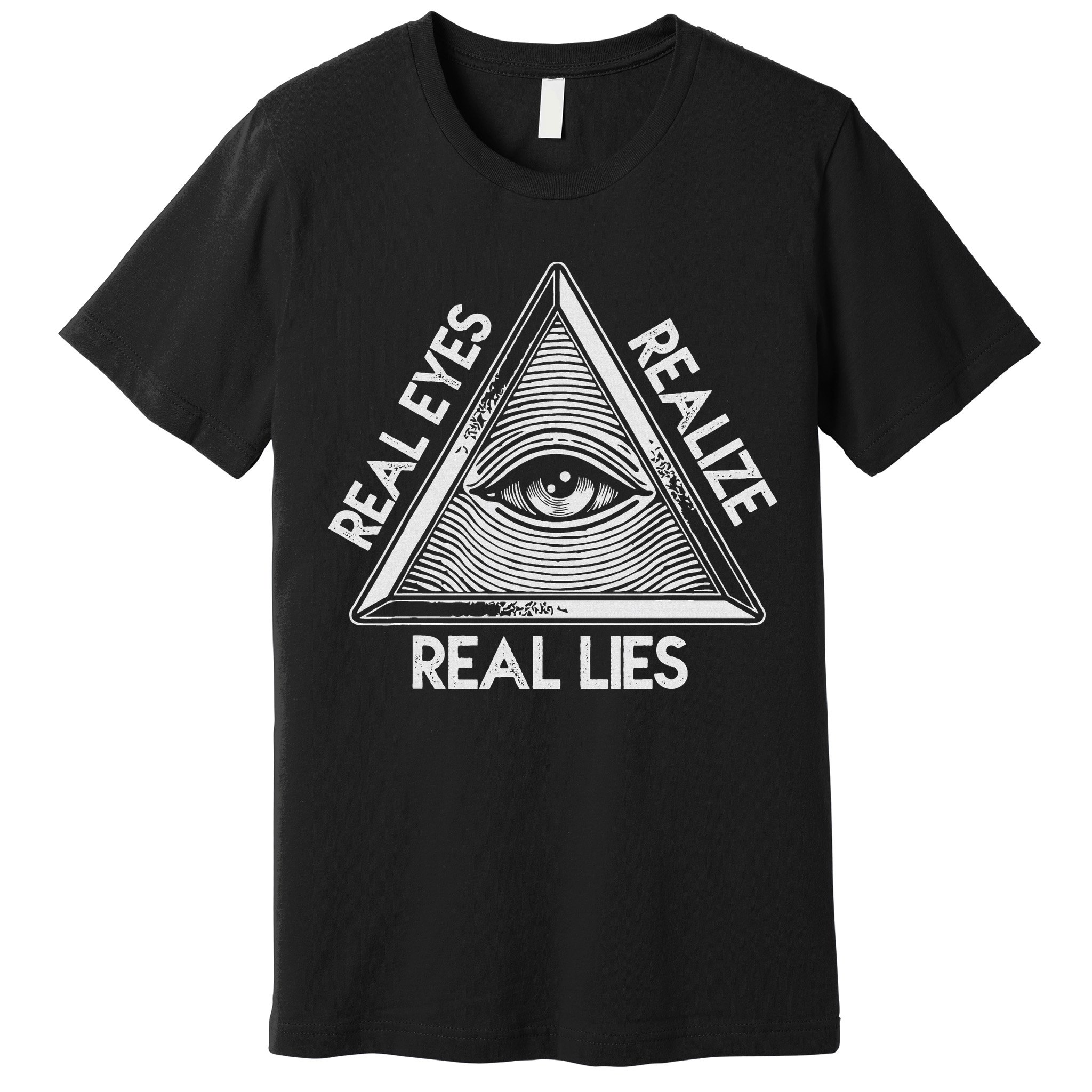 Seeing Eye Realize Real Lies Premium T-Shirt