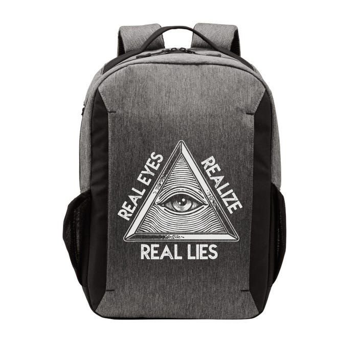 Seeing Eye Realize Real Lies Vector Backpack