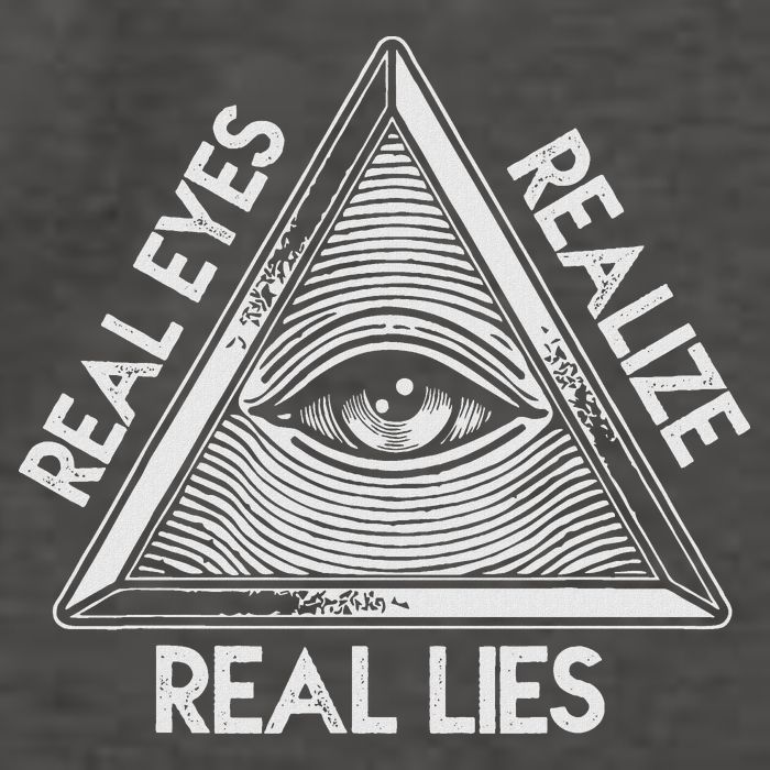 Seeing Eye Realize Real Lies Vector Backpack