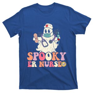 Spooky Emergency Room Nurse Funny Halloween Costume Er Nurse Gift T-Shirt