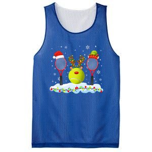 Santa Elf Reindeer Tennis Xmas Lights Tennis Player Gift Mesh Reversible Basketball Jersey Tank