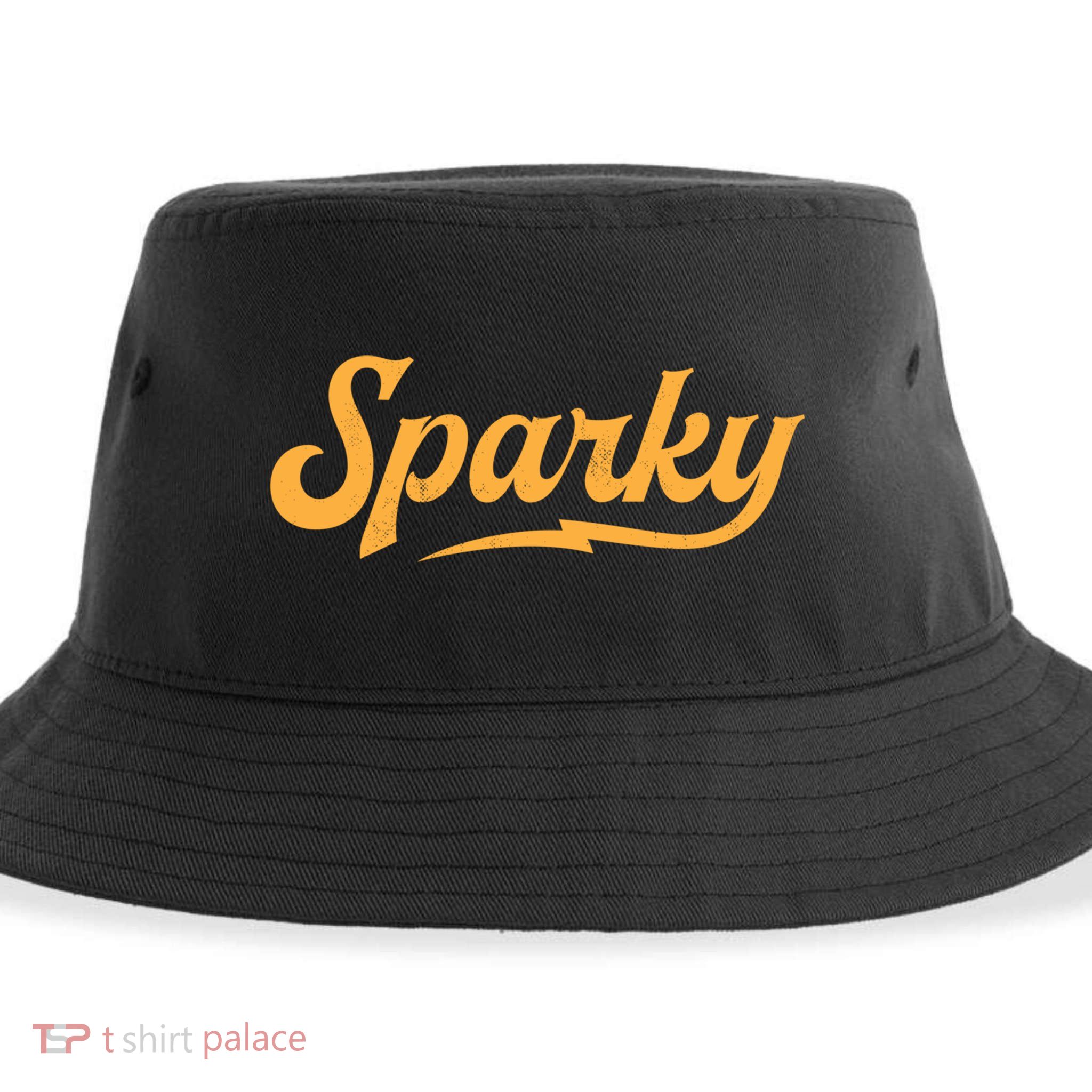 Sparky Electrician Retro Vintage Novelty Gift Sustainable Bucket Hat