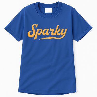 Sparky Electrician Retro Vintage Novelty Gift Tall T-Shirt