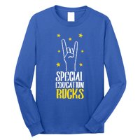 Special Education Rocks Special Education Teacher Gift Long Sleeve Shirt