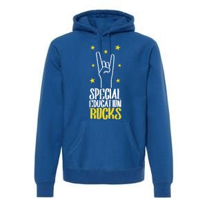 Special Education Rocks Special Education Teacher Gift Premium Hoodie