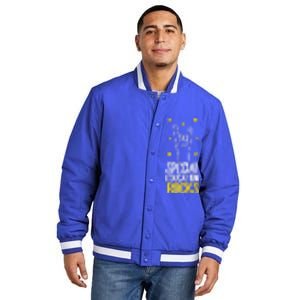 Special Education Rocks Special Education Teacher Gift Insulated Varsity Jacket