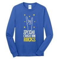 Special Education Rocks Special Education Teacher Gift Tall Long Sleeve T-Shirt