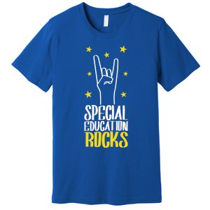 Special Education Rocks Special Education Teacher Gift Premium T-Shirt