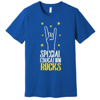 Special Education Rocks Special Education Teacher Gift Premium T-Shirt