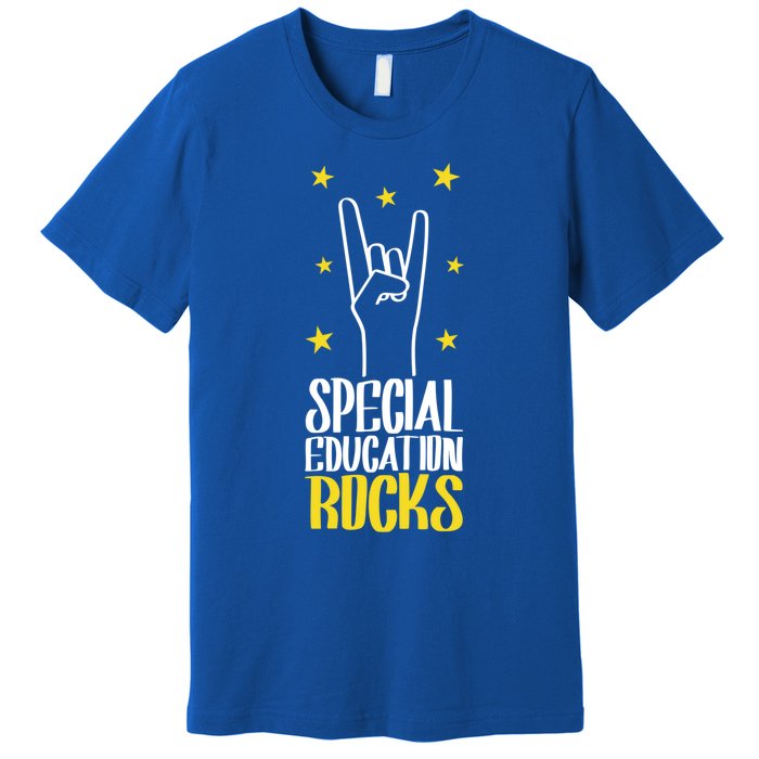 Special Education Rocks Special Education Teacher Gift Premium T-Shirt