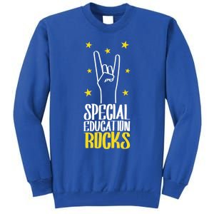 Special Education Rocks Special Education Teacher Gift Tall Sweatshirt